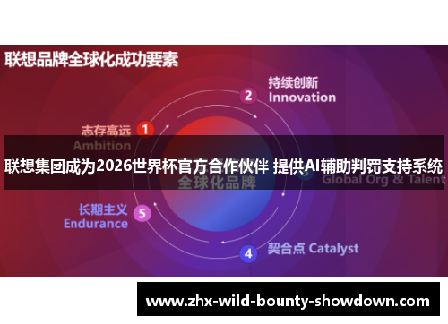 联想集团成为2026世界杯官方合作伙伴 提供AI辅助判罚支持系统
